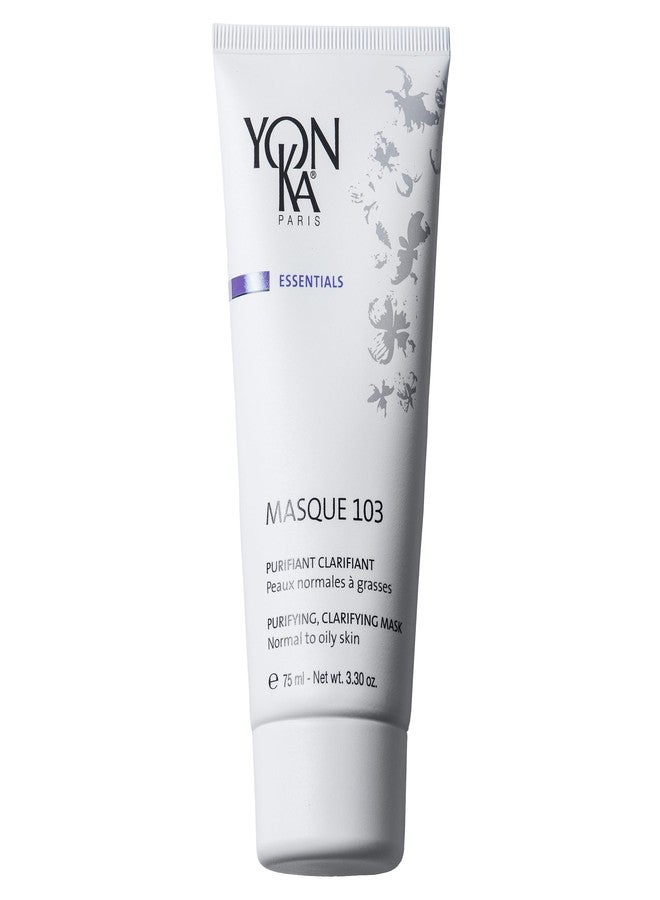 Yonka Masque 103 | Clay Face Mask | Clarify Skin and Tighten Pores with Botanical Extracts and Triple Clay Blend | Oily and Acne Prone Skin | Paraben-Free | 3.30 oz - Image 1